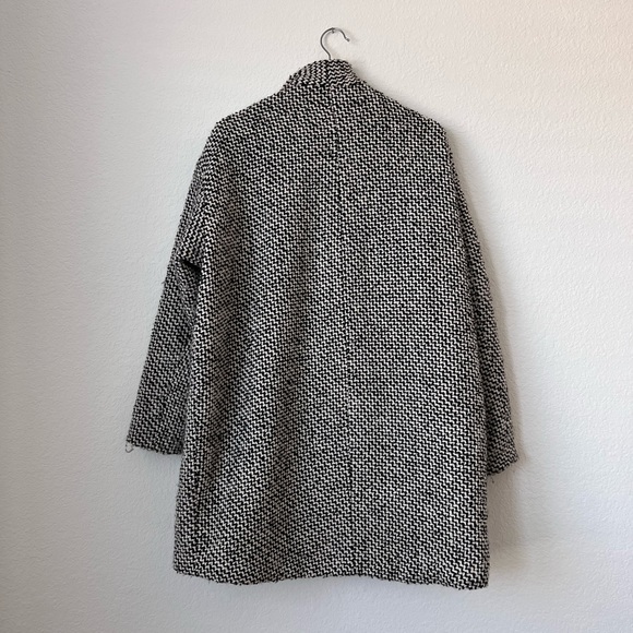 BLANKNYC Black & White Say Anything Tweed Coat - Picture 2 of 8